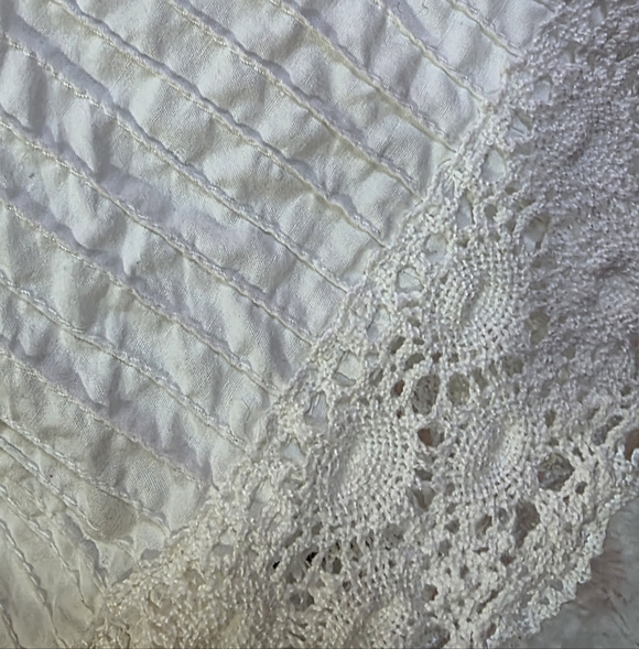 Vintage Style Handmade Lace Dress | Colorful Embroidery Boho Sz Medium Large - Picture 8 of 9